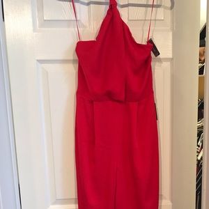 Express Red Halter Jumpsuit 🌹🎈🎁